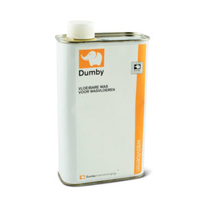 een blik dummy vloeibare was