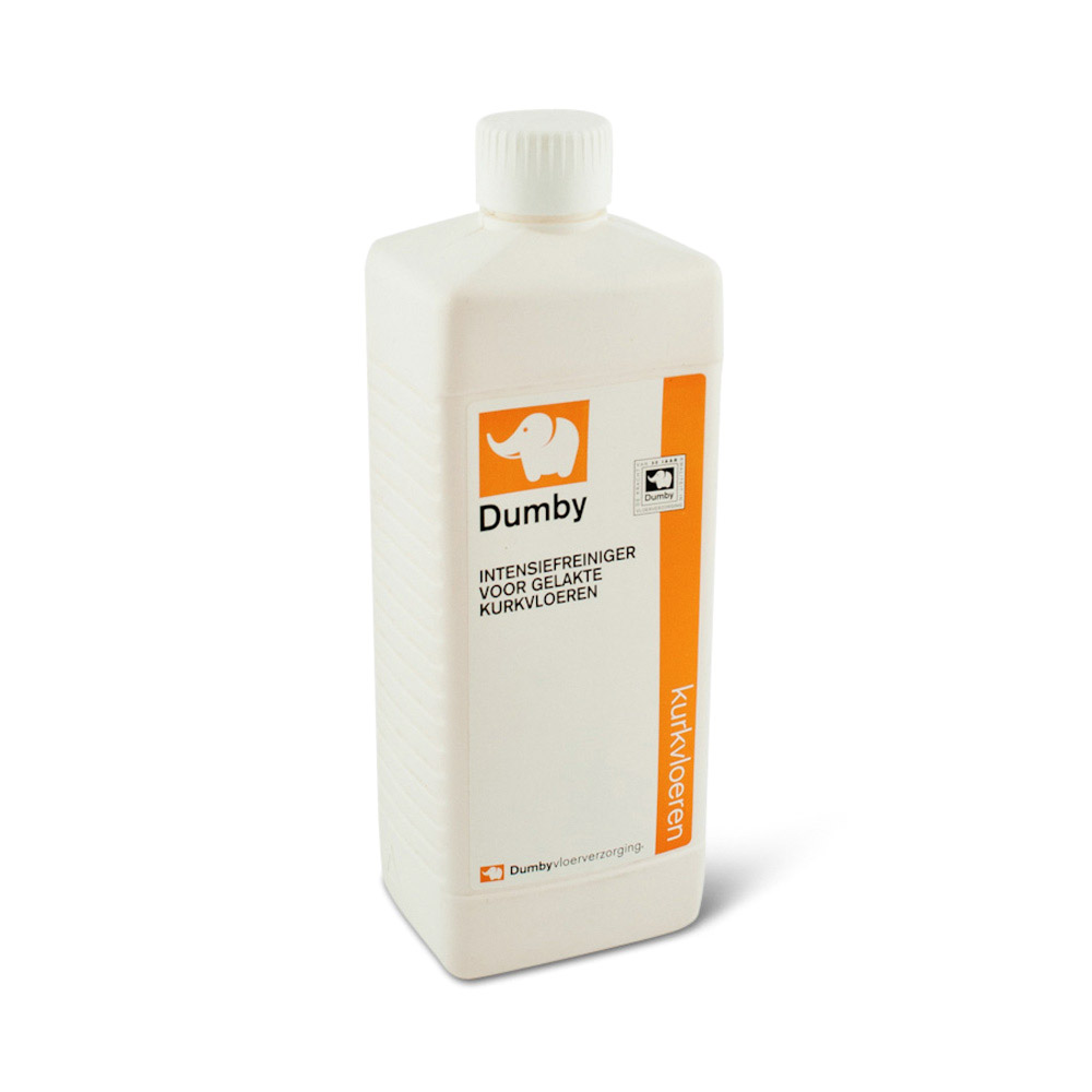 Dumby Intensiefreiniger voor gelakte kurkvloeren 1 Een fles Dumby Intensiefreiniger voor gelakte kurkvloeren