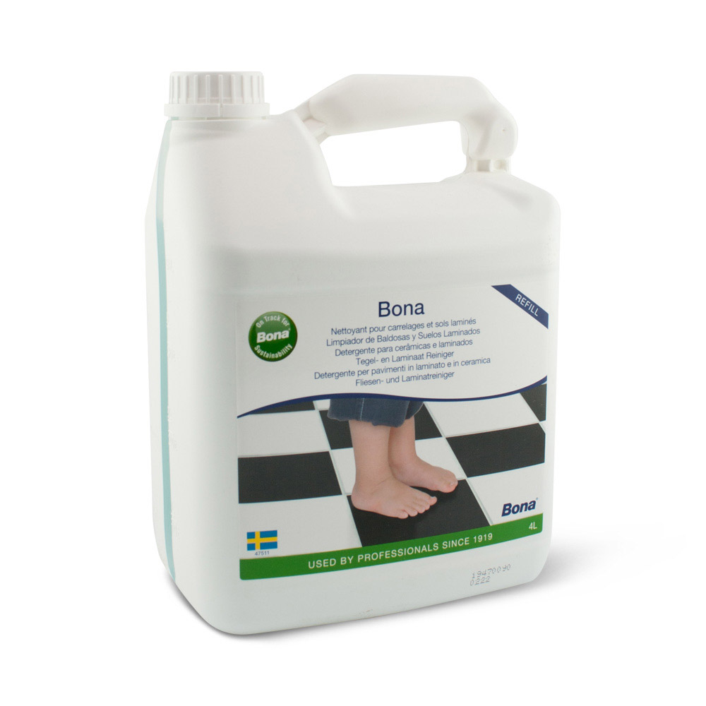 Bona Harde Vloer, Tegel- en Laminaat Reiniger 1 Een can met Bona Harde Vloer,Tegel- en Laminaat reiniger van 5 liter