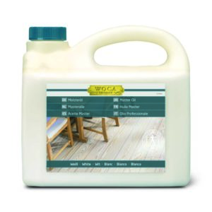 Een can Woca Masteroil wit