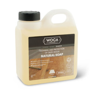 Een can Woca Natuurzeep van 1 liter